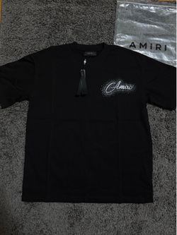 Black and White Amiri rhinestone shirt