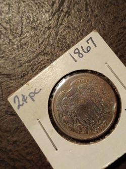 1867 2 cent