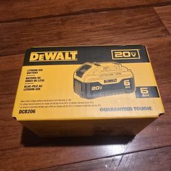 DEWALT

20 -Volt 1 -Pack Lithium-ion (6.0 Ah Battery)