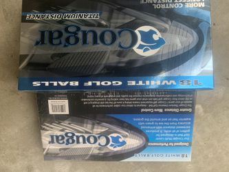 Brand New- Golf Balls Cougar Titanium Distance 