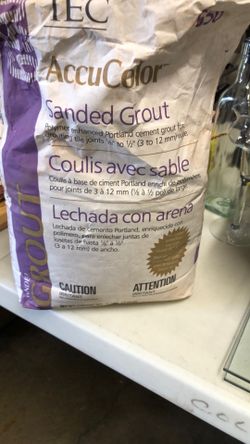 Sanded grout
