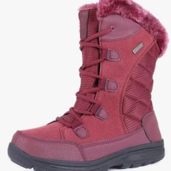 FANTURE Women's Waterproof Mid-Calf Snow Boot
