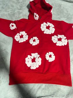 Denim Tears Red Hoodie