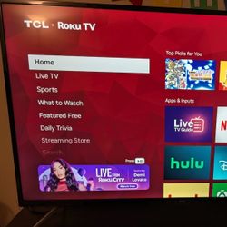 TCL Roku 50 inch 4K LED TV