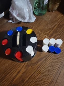 Poker chips and holder