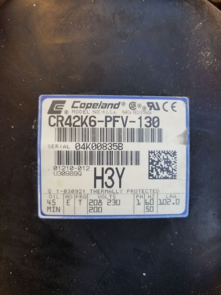 Copeland compresor CR42K6 PFV 130