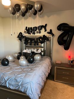 Bed frame (full size)  and 2 night stands
