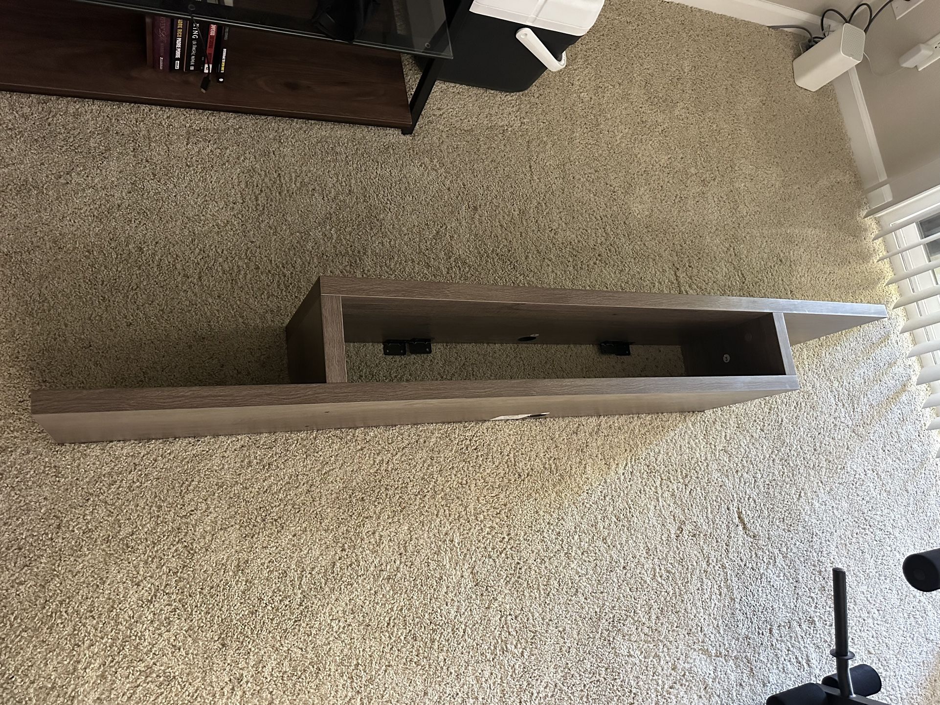 Floating TV stand