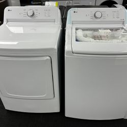 LG Top Load Washer Set With Agitator 