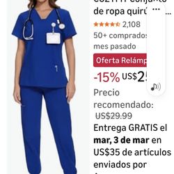 M size scrubs