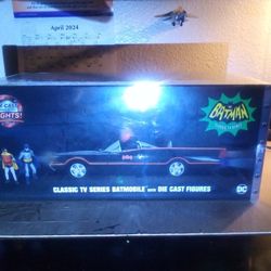 Brand New Original Batmobile With Batman And Robin 