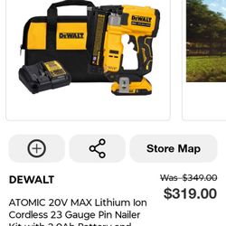 DeWalt Pin Nailer New In Box