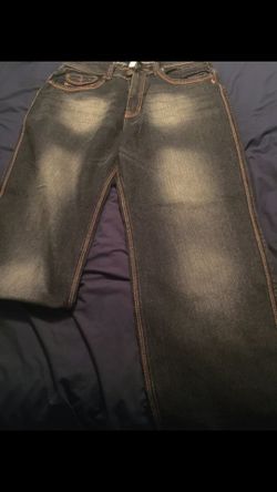 Black/Gray distressed Jeans