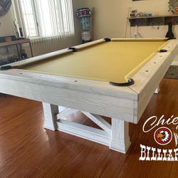 BRAND NEW IN BOX - 7ft 8ft Pool Table - Delivery/setup & Any Color Felt Included CHIEF BILLIARDS