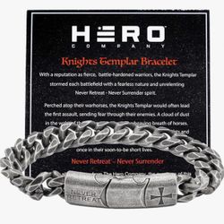 Unyielding Valor: Hero Company Stainless Steel Bracelet – A Symbol of Courage and Brotherhood