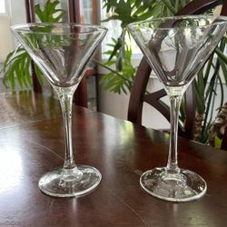 2 New - Martini Glasses
