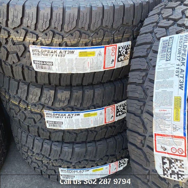 265/70/17 falken wildpeak at3 Set of New Tires
