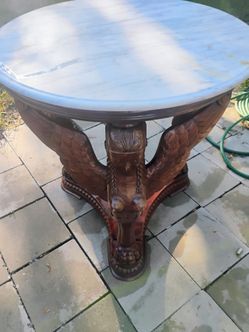 Marble top table