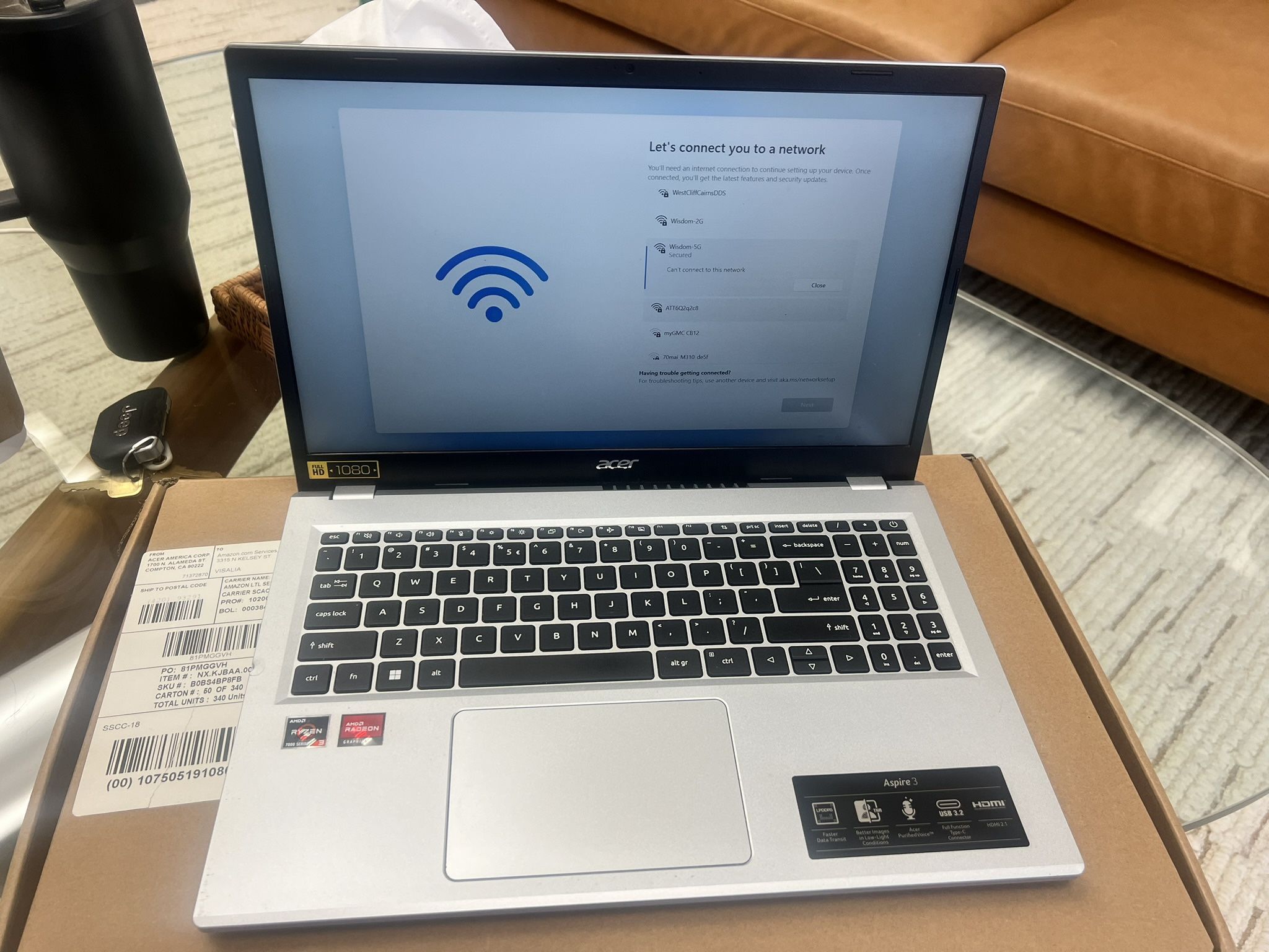 Acer Aspire 3 A315-24P-R7VH Slim Laptop | 15.6" Full HD