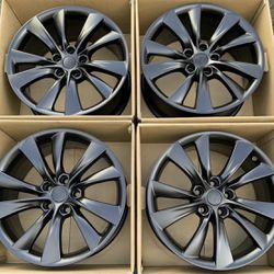 19” Tesla Model S Cyclone Factory Wheels Rims Satin Black New