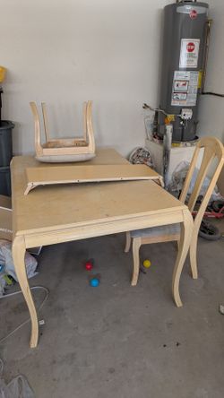 Free dining table and chairs