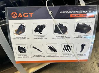 Mini Excavator with set of Attachments