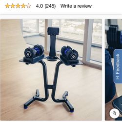 Xterra Adjustable Dumbbells Set With stand 