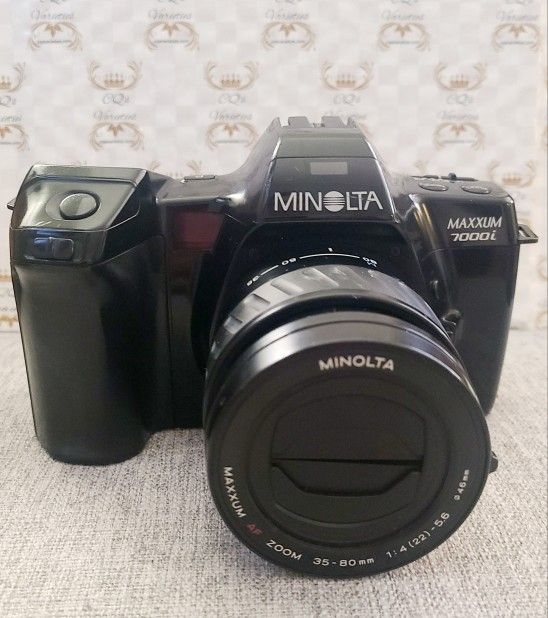 Minolta Maxxum 7000i 35mm Film Camera With Lens Sold As Is Untested Pre-owned