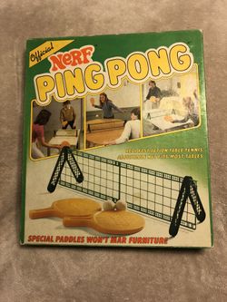 Vintage Nerf Ping Pong!!!