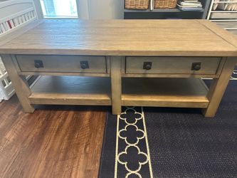 Solid wood coffee table- light color