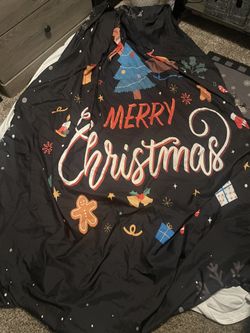 Twin size Merry Christmas Duvet Cover! $5 - 67th ave/Bell - Smoke free 