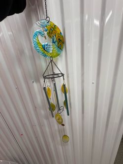 Sun catcher peacock bird