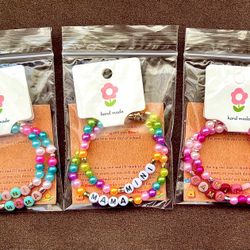 Back to school bracelets