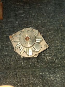 Car Alternator with Cooling Fan