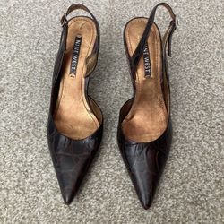 Nine West Women's Sling Back Heels (Size 6M)