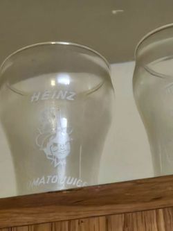Vintage Heinz Tomato Juice Glass