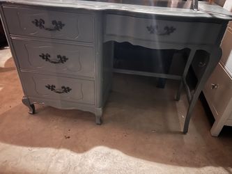 Vintage Desk And Table