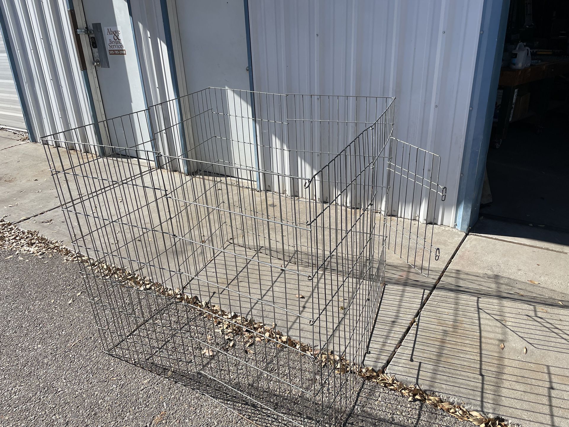 Steel Wire, Dog Kennel With Door – Collapsible