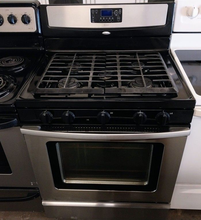 Whirlpool Gas Range Stainless Steel Delivery Warranty Installation Available 