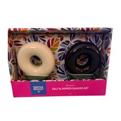Tabitha Brown Stoneware Salt And Pepper Shakers