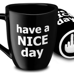 Funny Coffee Mug, Gag White Elephant Gifts for Adults and Coworkers