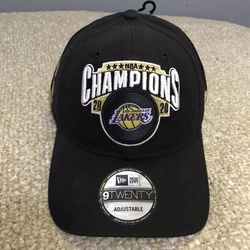 New Era Men's 2020 NBA Champions Los Angeles Lakers Locker Room 9TWENTY Adjustable Cap - SOLD OUT