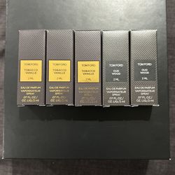 Tom Ford Cologne Samples 5pc 