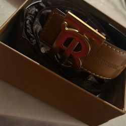 Burberry Belt Reverse Color 75$