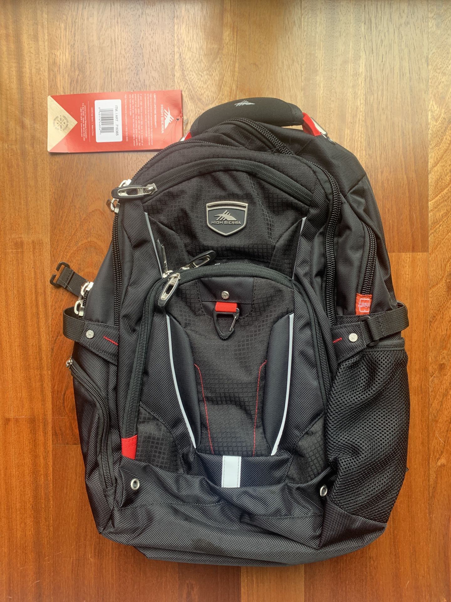 High Sierra Elite Backpack (17” Laptop, 43L, New With Tags)