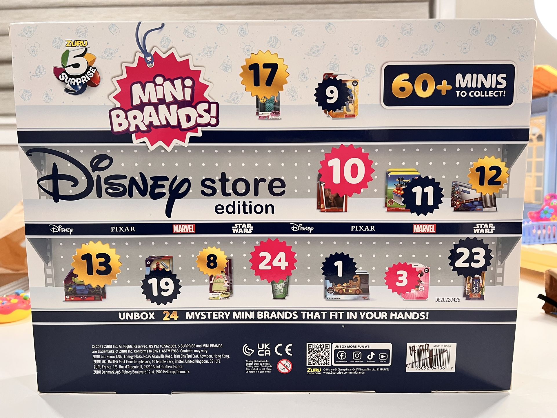 NEW ZURU Mini Brands Disney Store Advent Calendar & 3 Exclusive Minis 2022 for Sale in Kent, WA