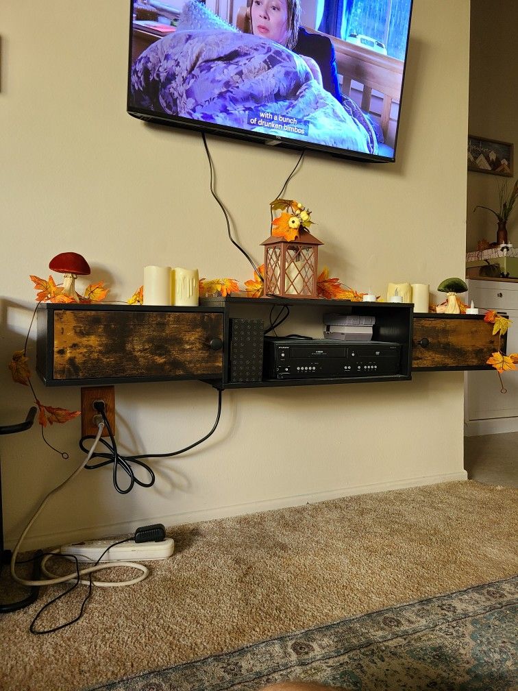 Floating TV stand