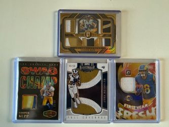 Los Angeles Rams cards - patches and refractors