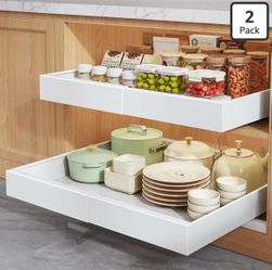 New In Box!  Seinloes (2 Pk) (12”-20.45”) Pull Out Cabinet Drawers $35 FIRM (#1395)