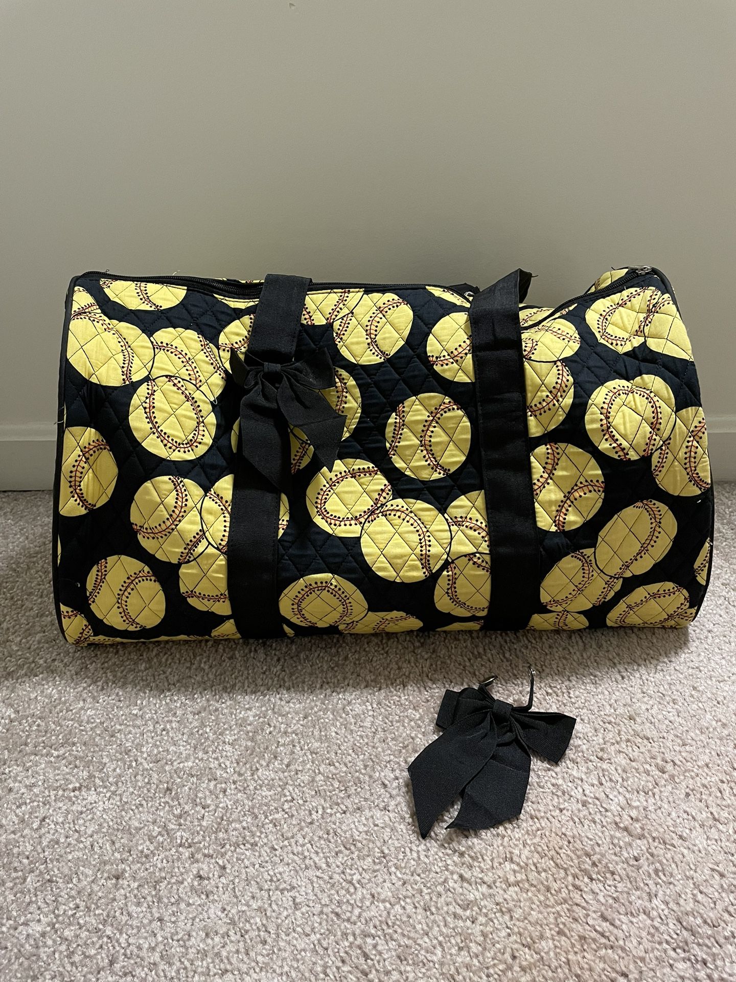 Quilted Softball Duffle Bag